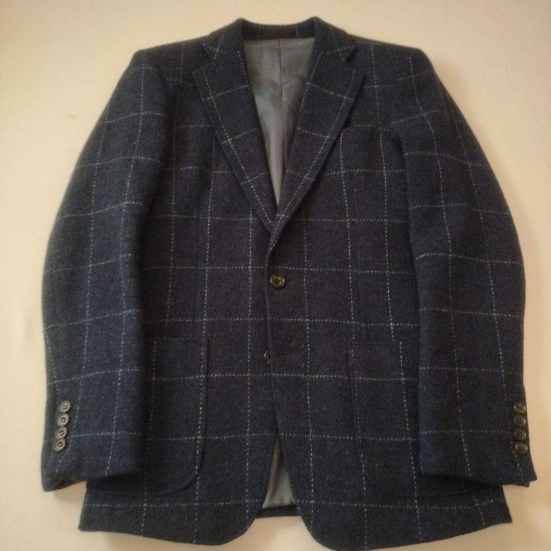 オーダースリーピーススーツ　ツィード　ハリスツィード　ビームスｆ　ラルフローレン