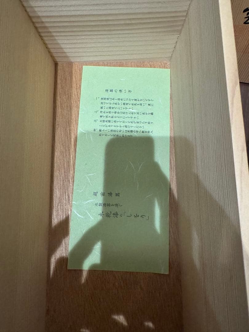 未使用品　越前漆器　源伸堂　蒔絵付　吸物椀5客セット 共箱栞付　若竹