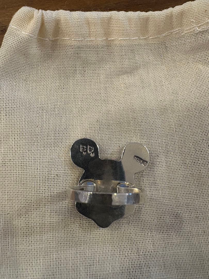 【ZUNI DON DEWA】　ミッキー顔リング　13.5号