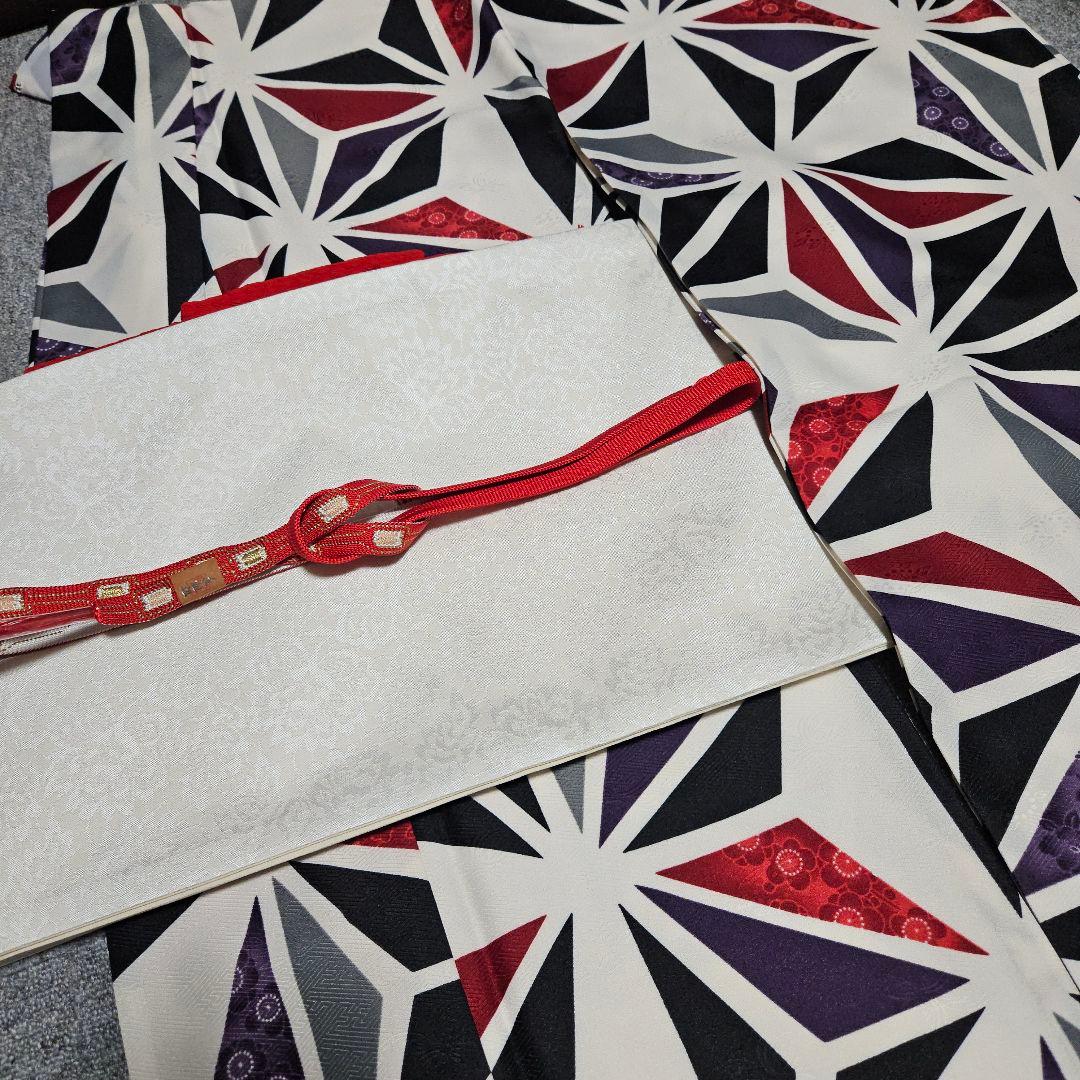 振り袖麻の葉柄振り袖単品と変更してます。