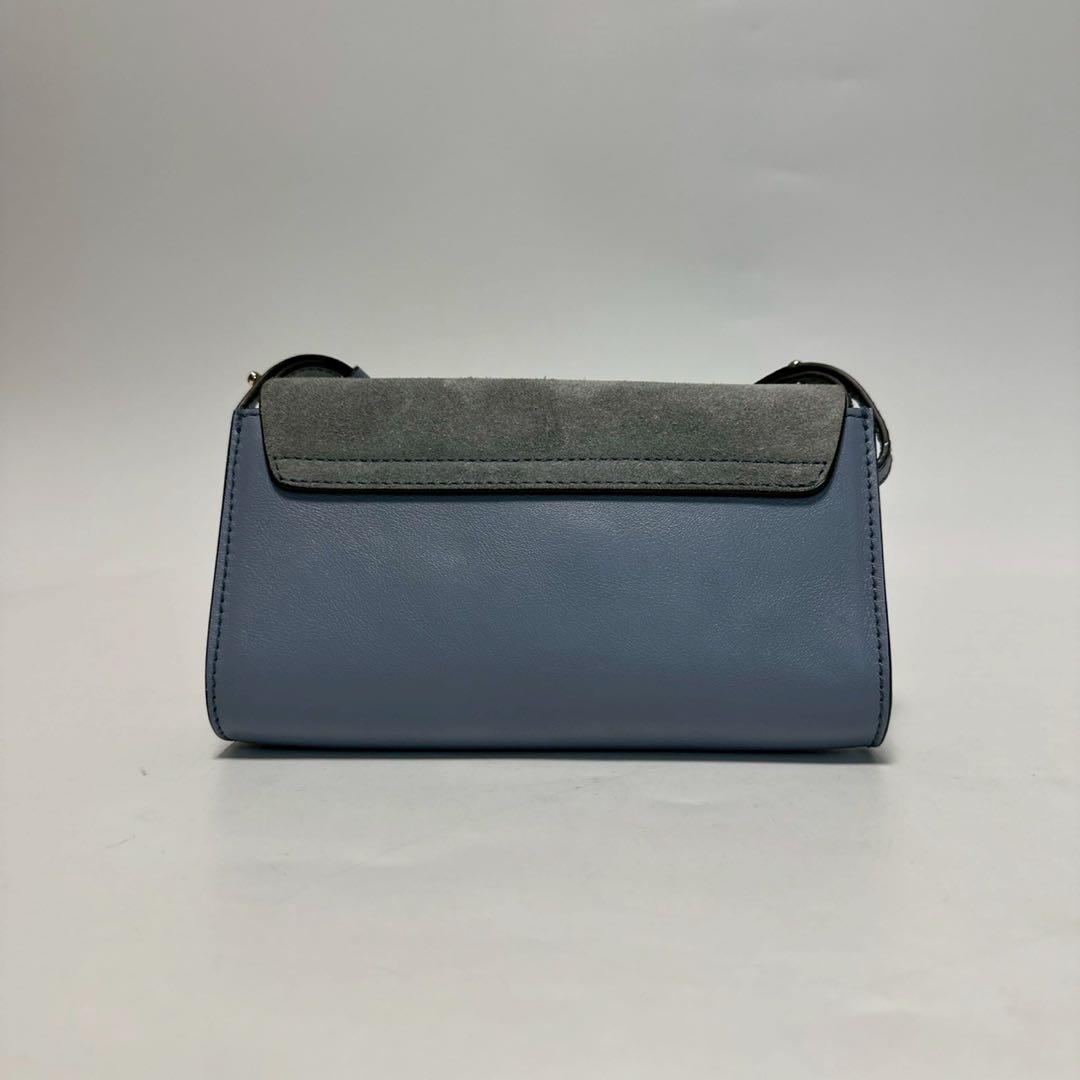 o33【美品】クロエ　フェイ　レザー　スエード　チェーン　ショルダーバッグ