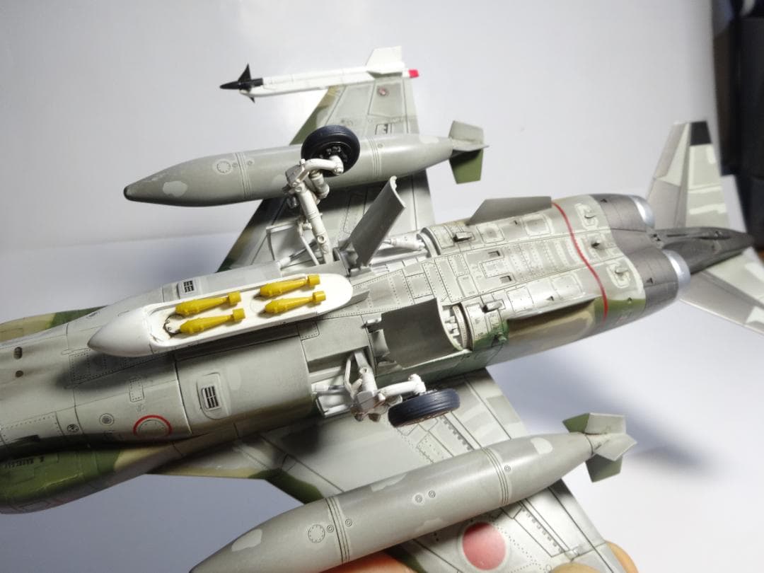 ハセガワ1/48航空自衛隊「三菱F-1」完成品