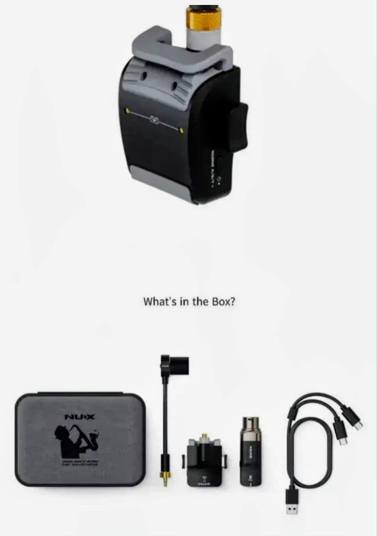 NUX-B6 サックス用ワイヤレスシステム マイク