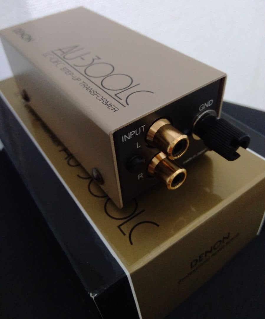 デノン MCカートリッジ(DL-103等)用昇圧トランスAU-300LC 良美品