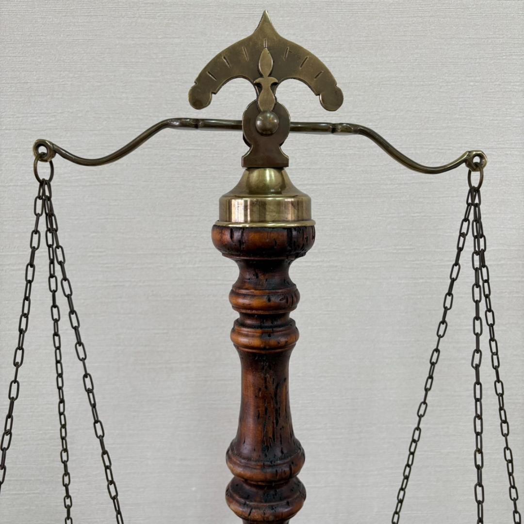 天秤 木製 ウッド アンティーク クラシック ヴィンテージ 大型 インテリア