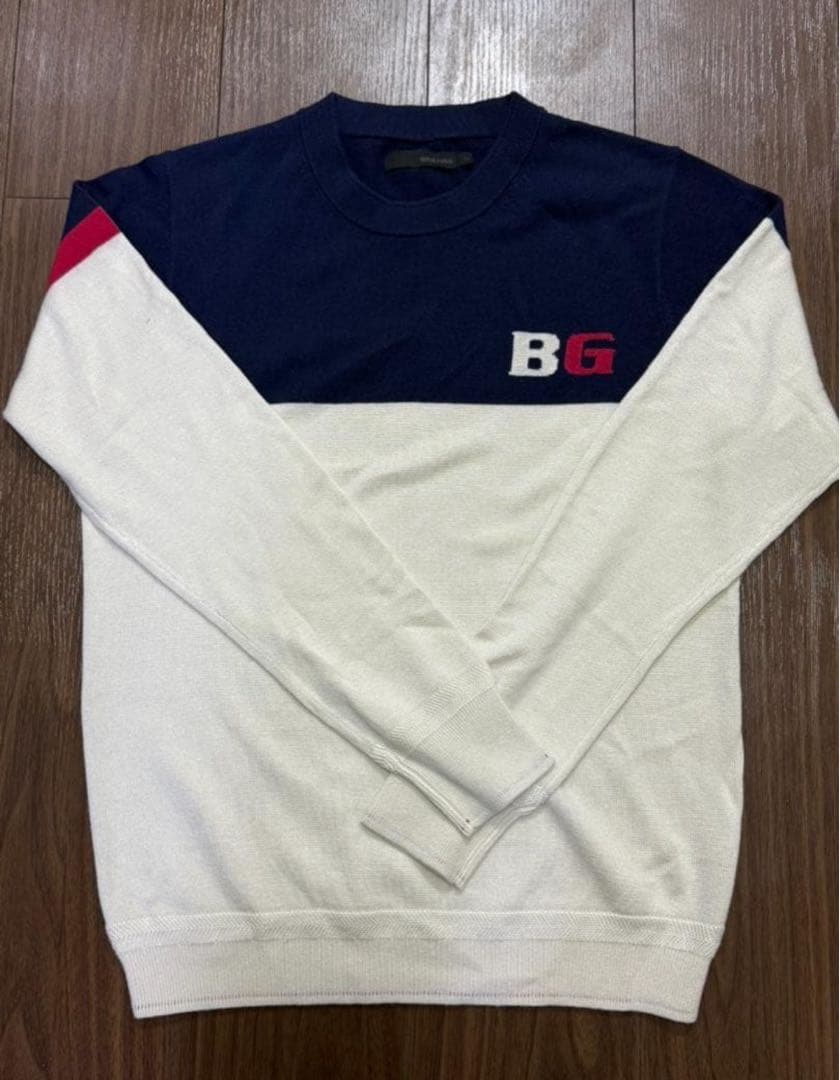 新品未使用 BRIEFING GOLFシルク カシミヤ ニット レディースM