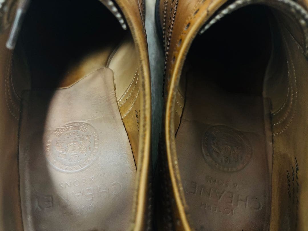 JOSEPH CHEANEY arthur ブラウンウィングチップシューズ