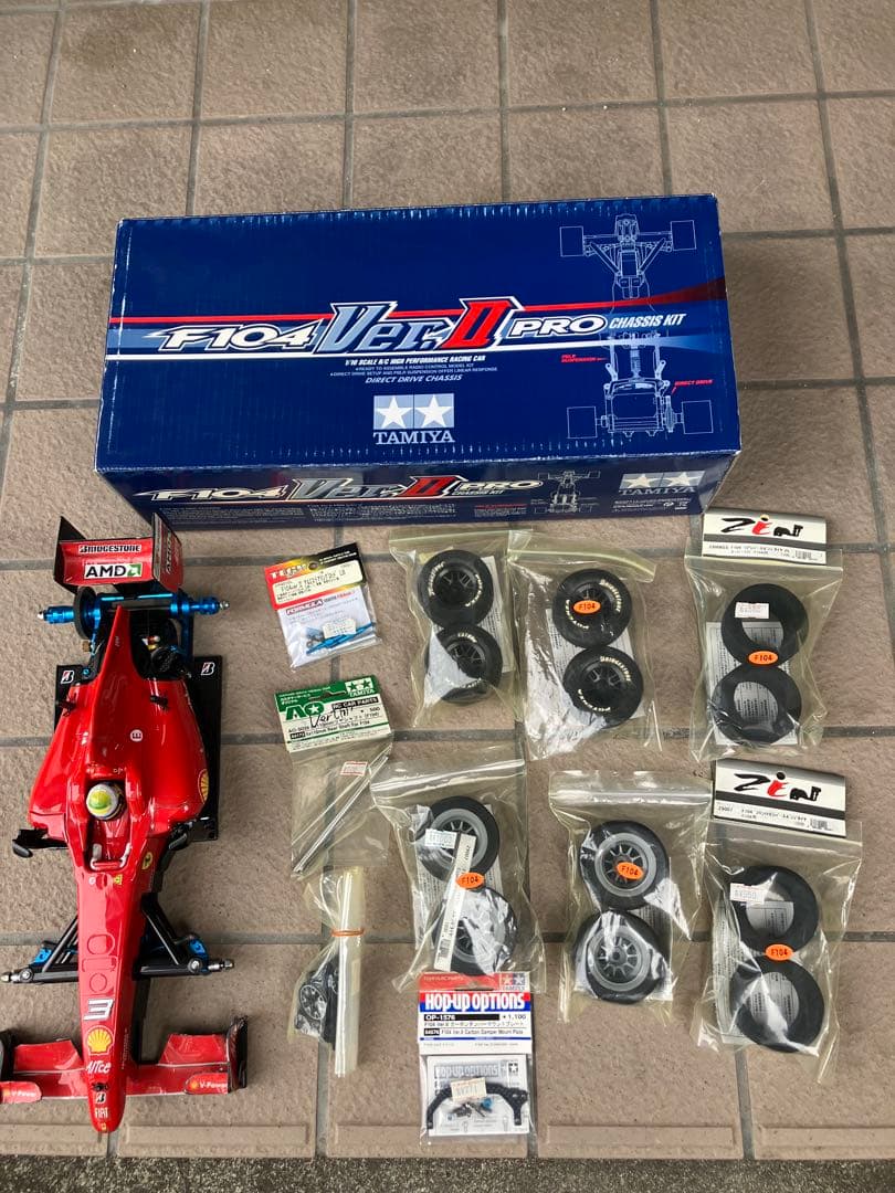 タミヤ　F104 ver2proメカ＆パーツ大量付き