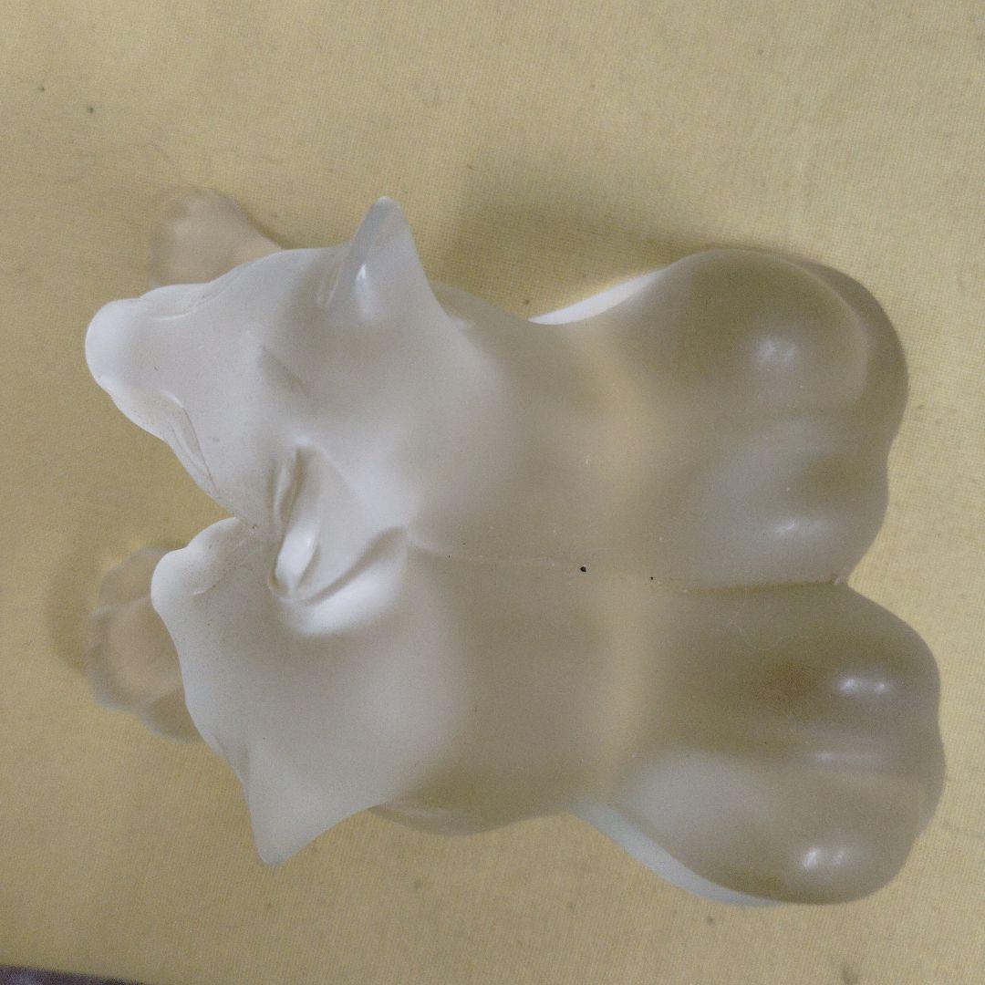 LALIQUE フロストガラス ライオン