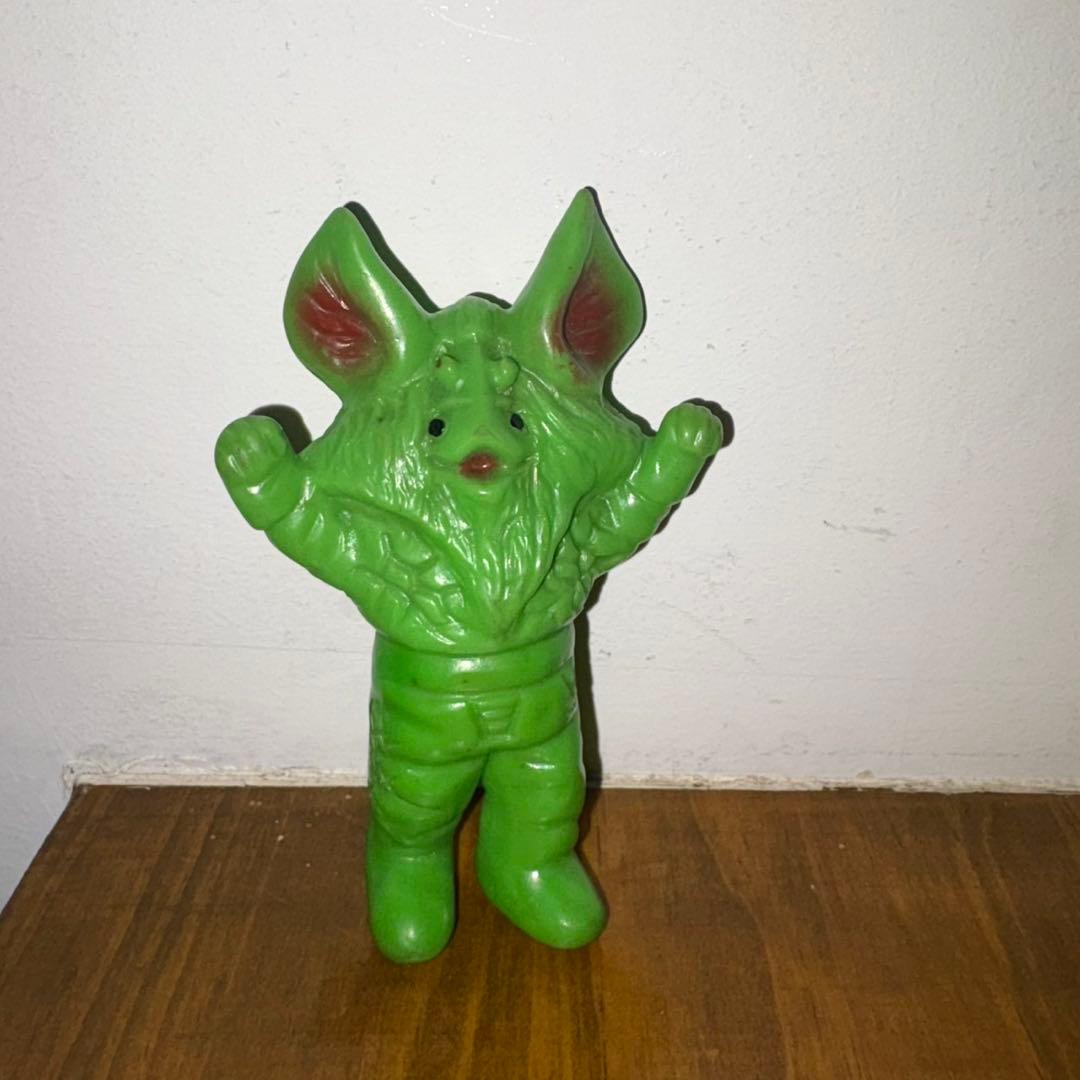 TAA6 当時物ソフビ　ブルマァク　イカルス星人　ミニサイズ　マルザン　マルサン