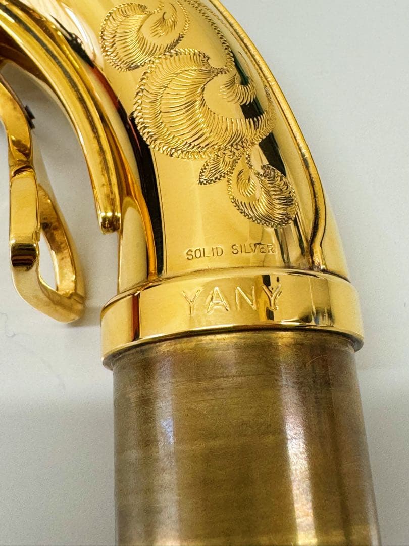 ヤナギサワ アルトサックス用 W3GPネック 総銀・金メッキ