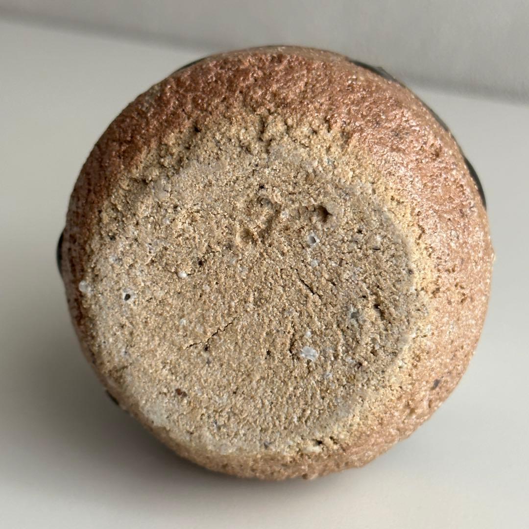 西岡小十 唐津 花器 朝鮮唐津 花入 共箱