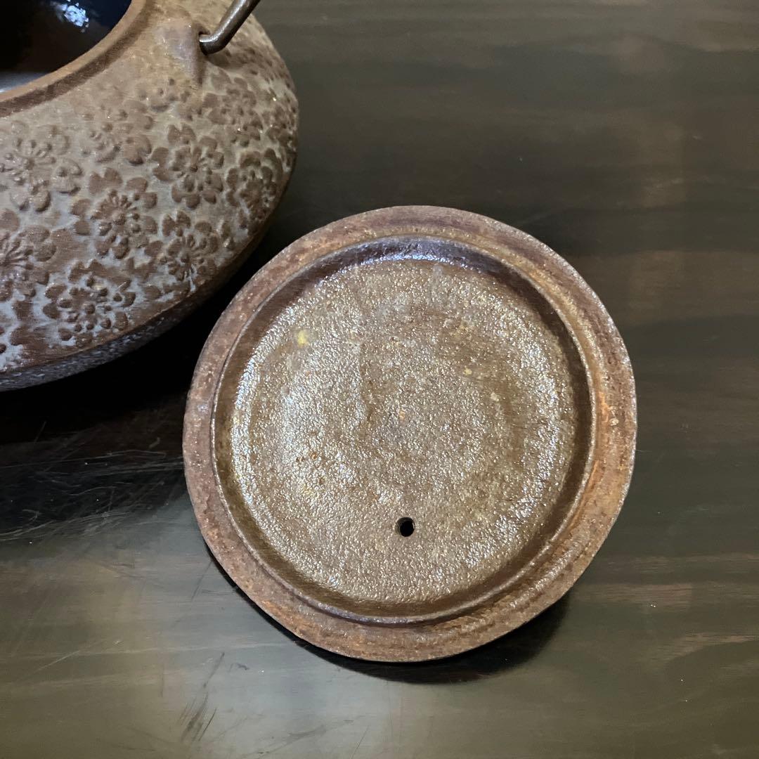 鉄瓶　急須　茶器　日本茶　茶道　桜