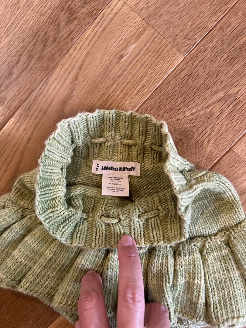 春夏向け　misha and puff 2-3yスケポン コットン