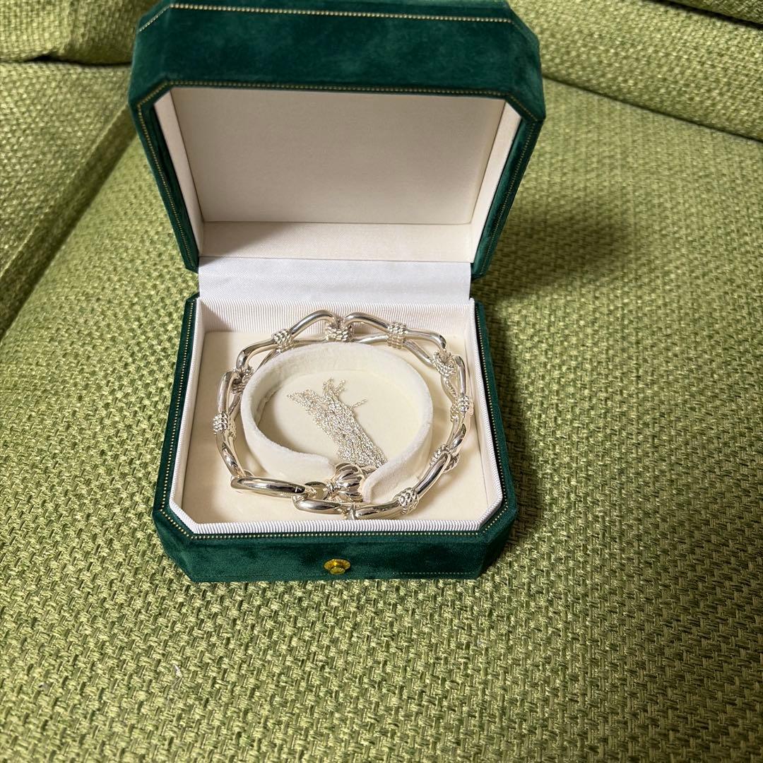 Santaku シルバーチェーンブレスレット