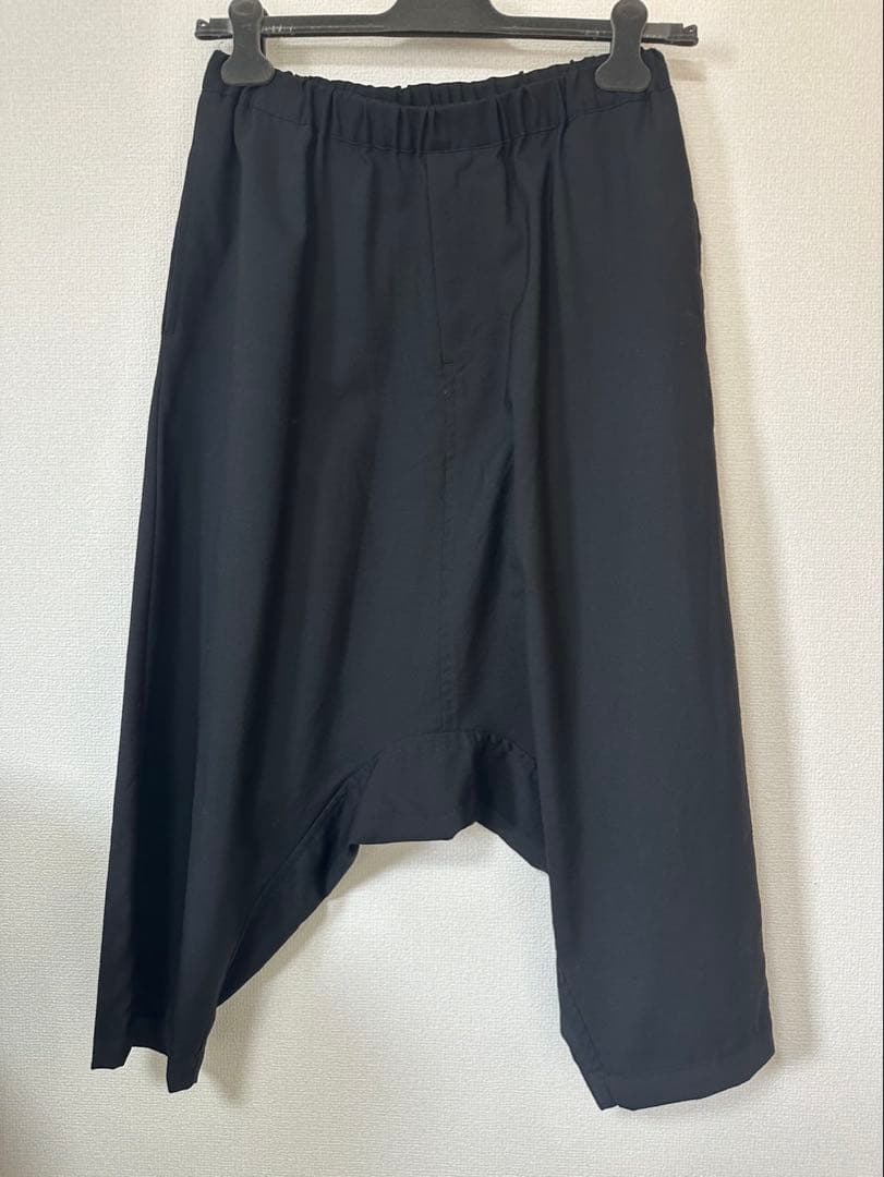 COMME des GARÇONS ブラック サルエルパンツ M
