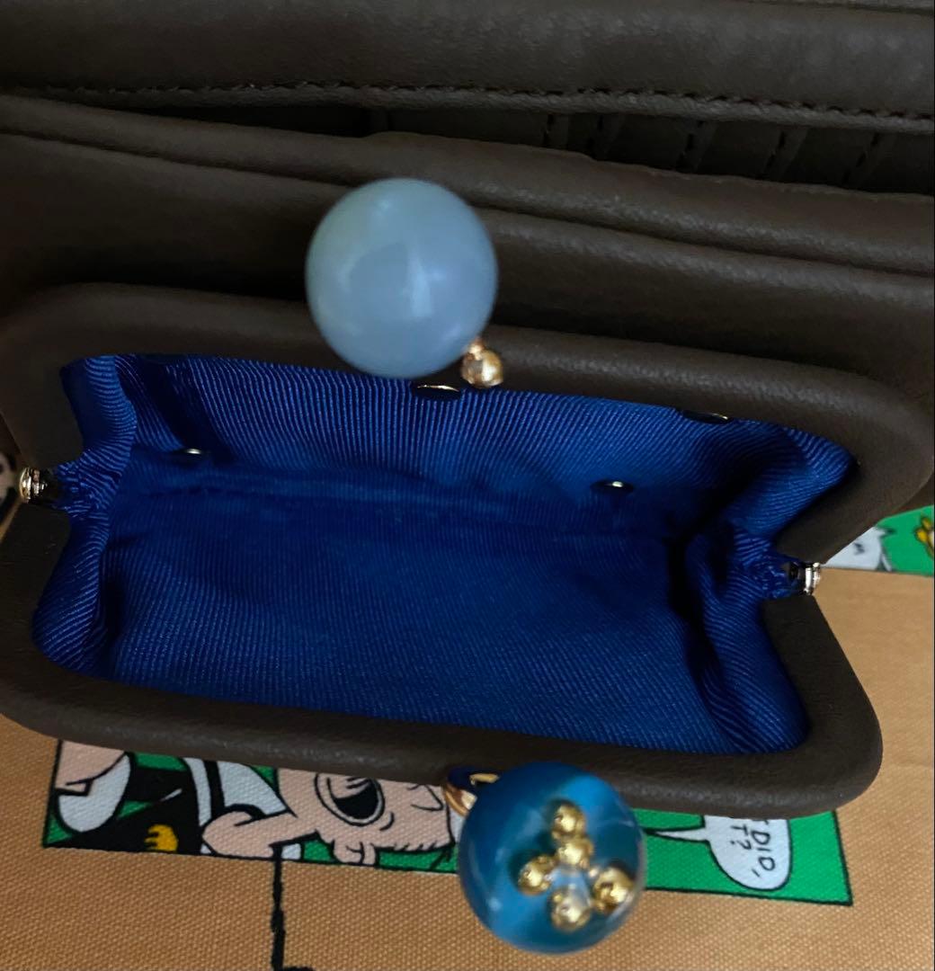 未使用　ear PAPILLONNER イアパピヨネ がま口折り財布