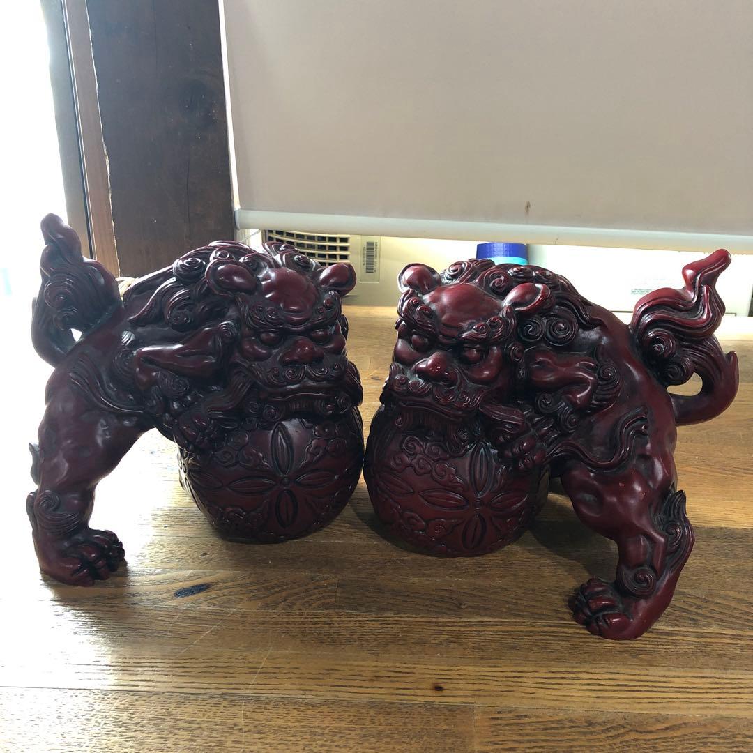 重量級　シーサー置物 沖縄 縁起物　獅子