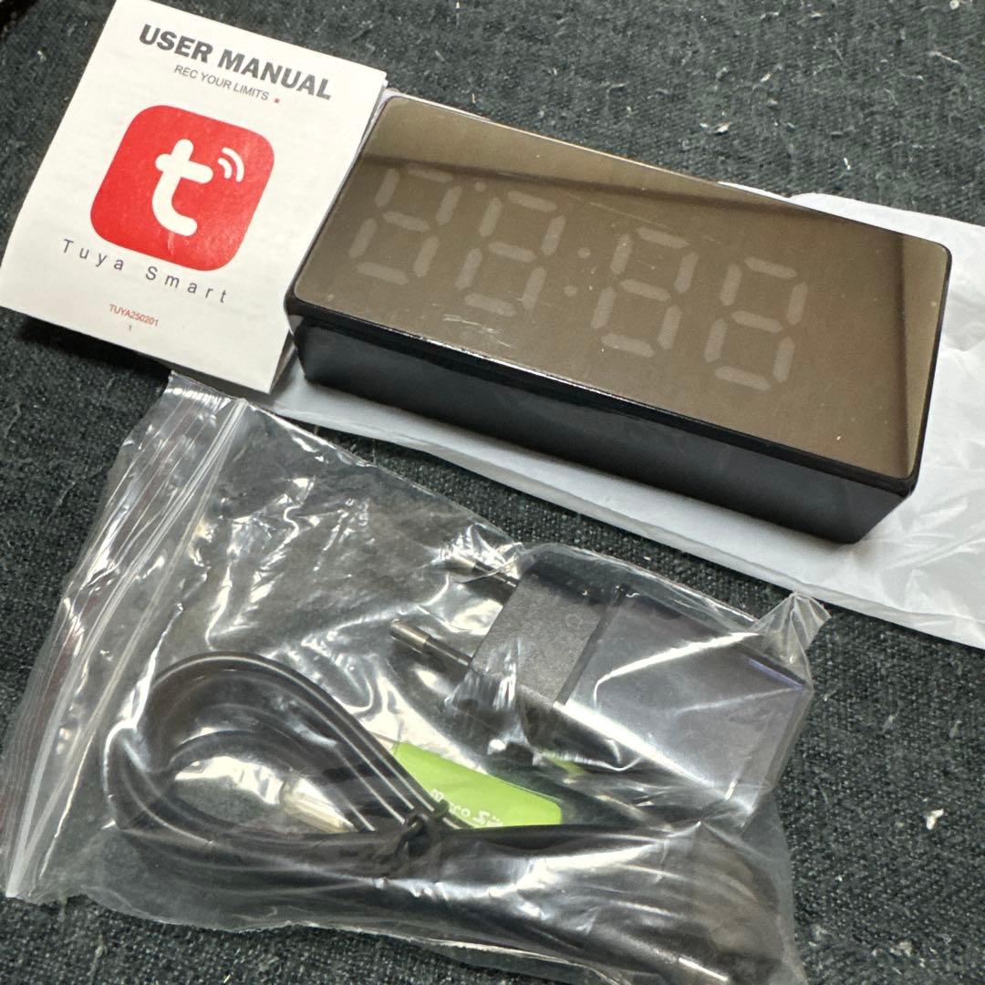 1080P HD WIFI 時計カメラ 166 度カメラマイクロ 監視カメラ