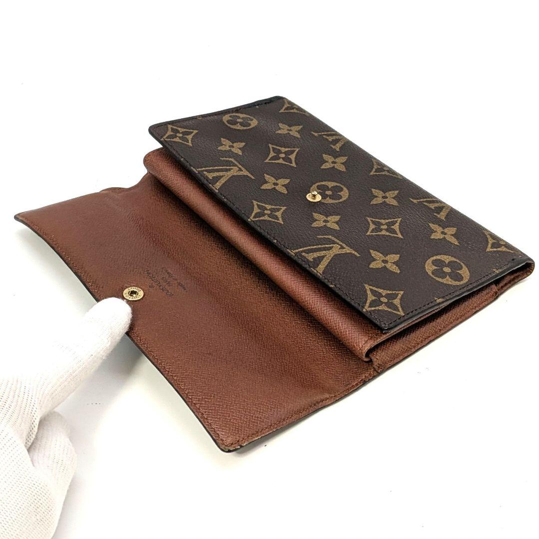 ルイヴィトン モノグラム インターナショナル 三つ折り 長財布 B39