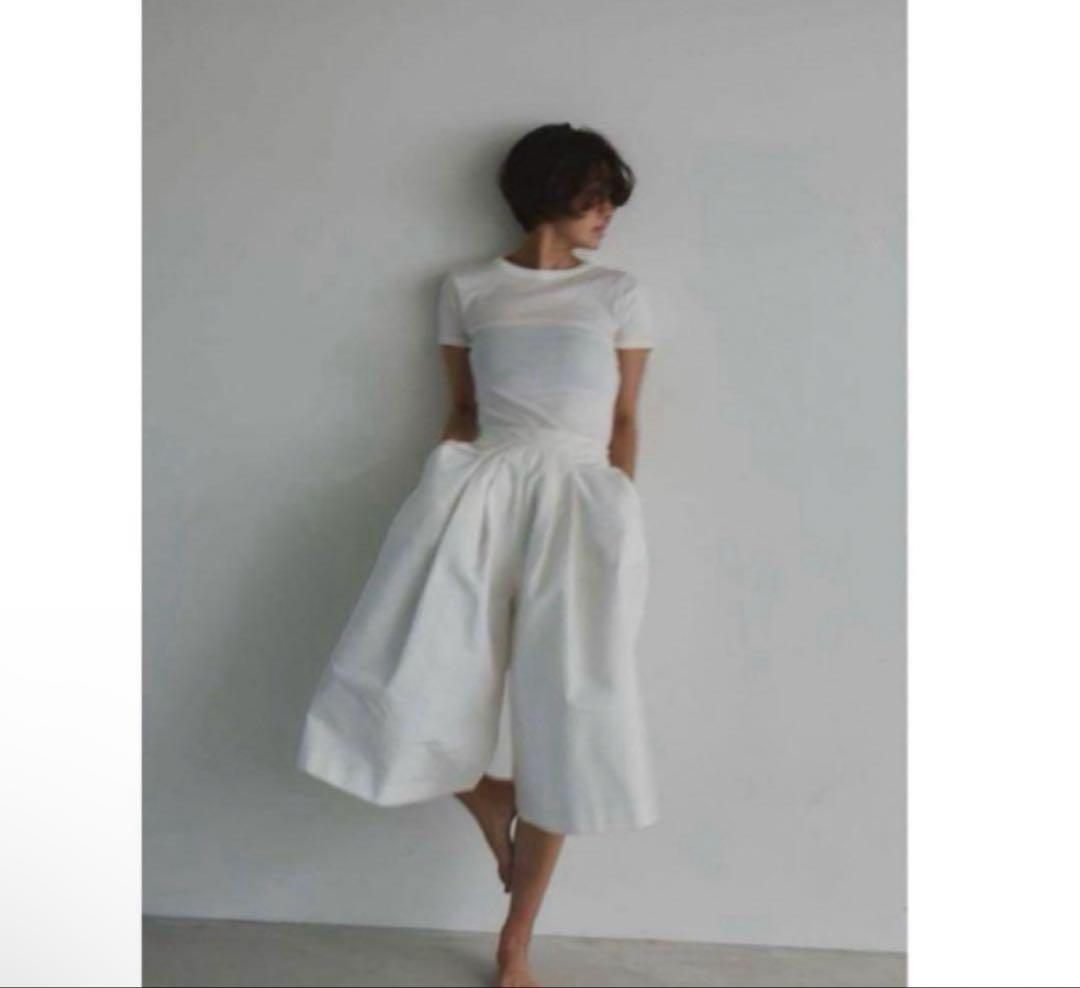 【nala】 ドレスパンツ　ホワイト