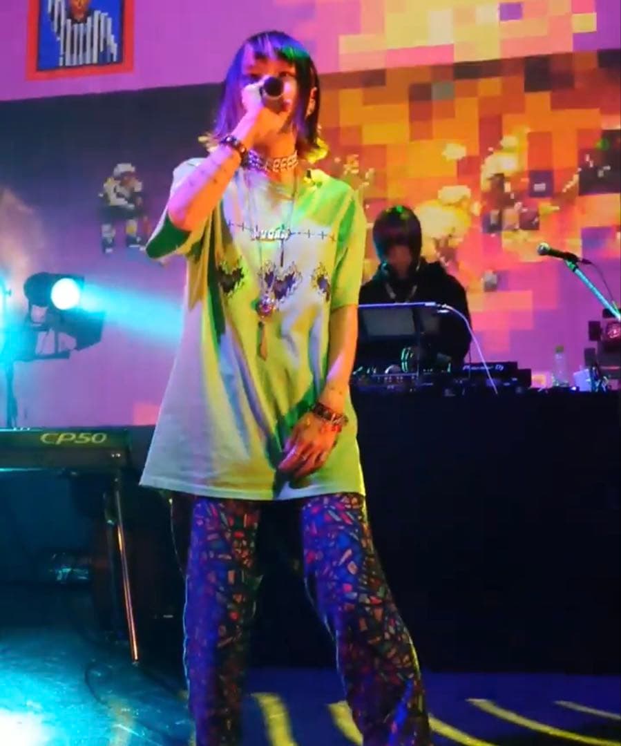 4s4ki Tシャツ ライトグリーン XL