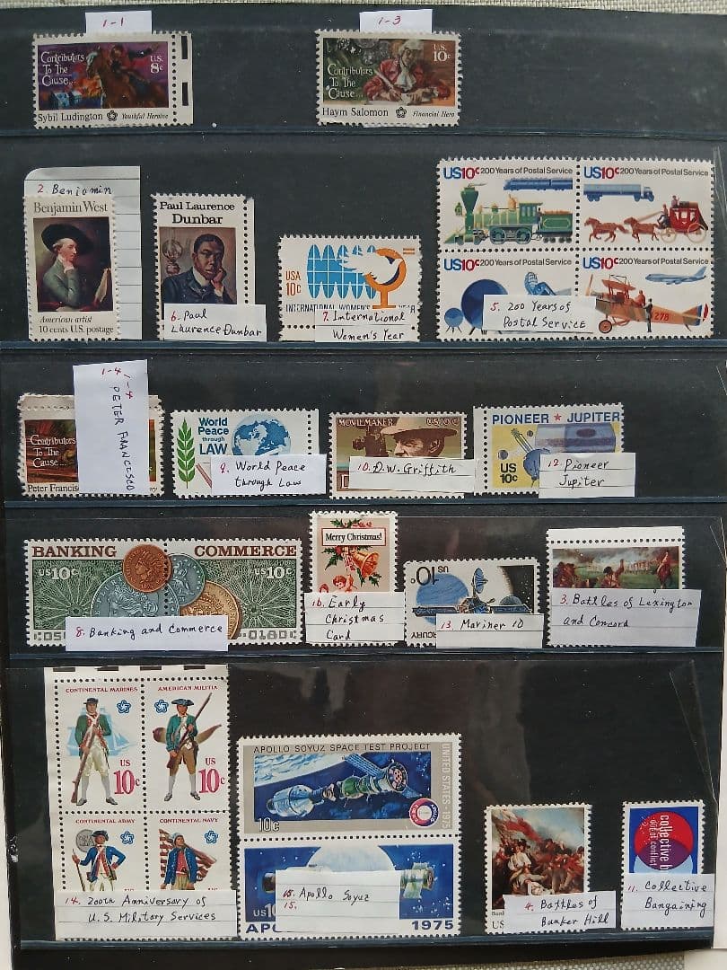 コレクション UNITED STATES POSTAL SERVICE 72~76 NO733