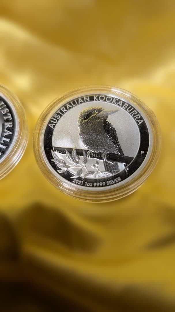 オーストラリア・クッカバラ銀貨 2枚セット 2021年　新品未使用品