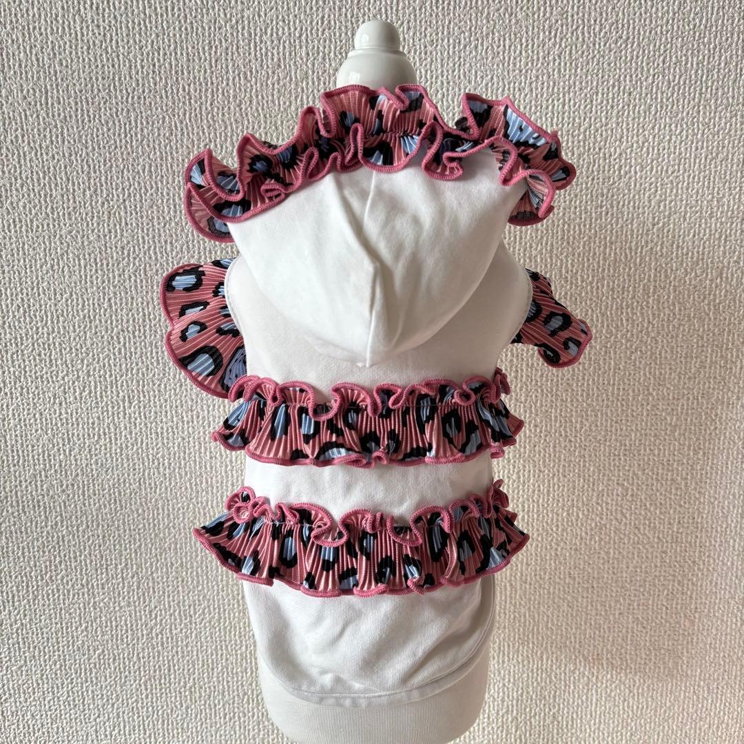 ene☆ レオパードニコちゃんパーカー、ワンピース、バレッタ 3点セット 1H