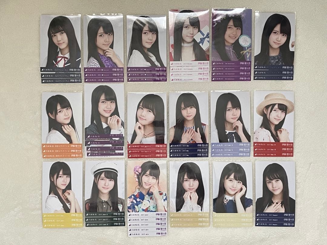 乃木坂46 伊藤理々杏 生写真コンプ まとめ売り