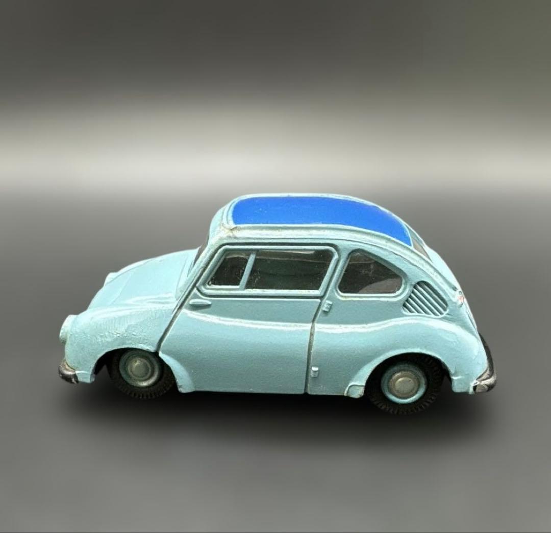 ヴィンテージ★ スバル 360 モデルペット No.3 1/36 水色