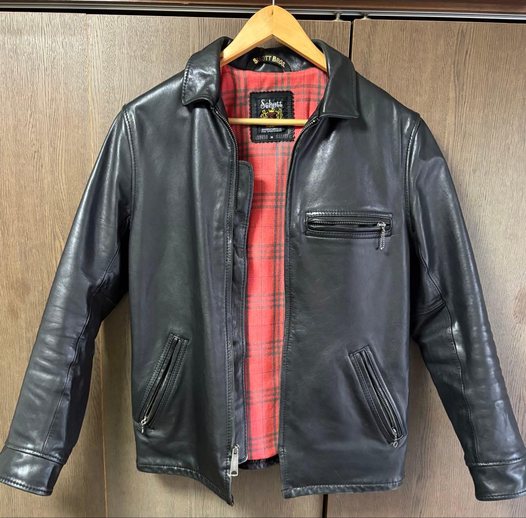Schott トラッカージャケットシングルライダース カウハイド 3101022