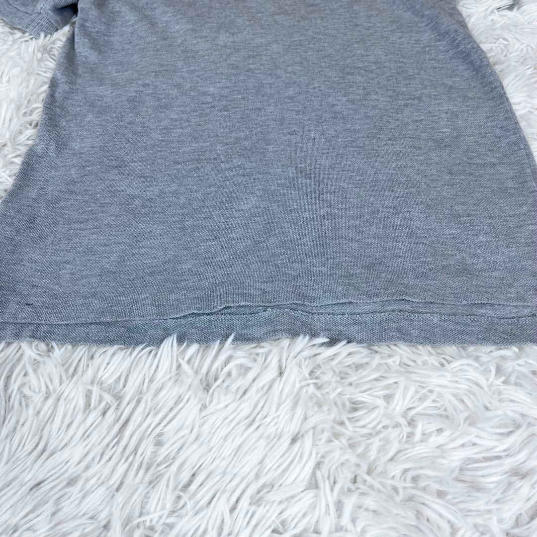 【美品】プレイコムデギャルソン ポロシャツ ハートワッペン刺繍 グレー