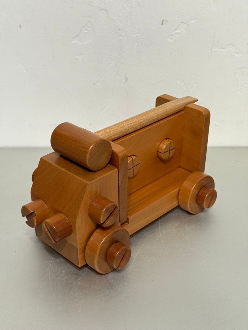 寺内定夫 トンカチぐるま 箱付き 木のおもちゃ 大型トラック 木製玩具 希少