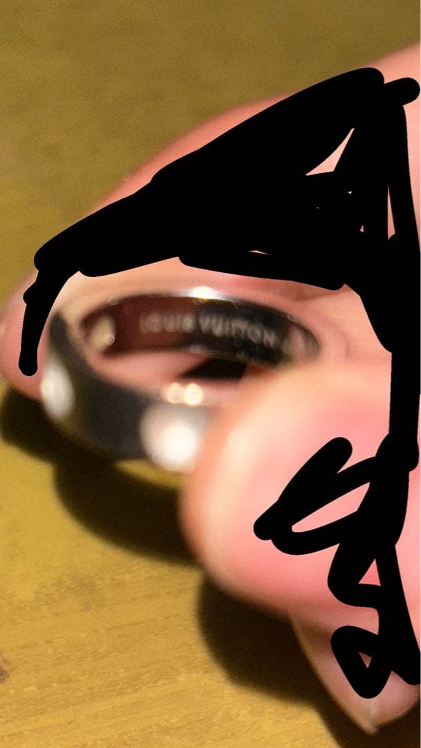 ルイヴィトン プティット バーグ アンプラント リング ホワイトゴールド