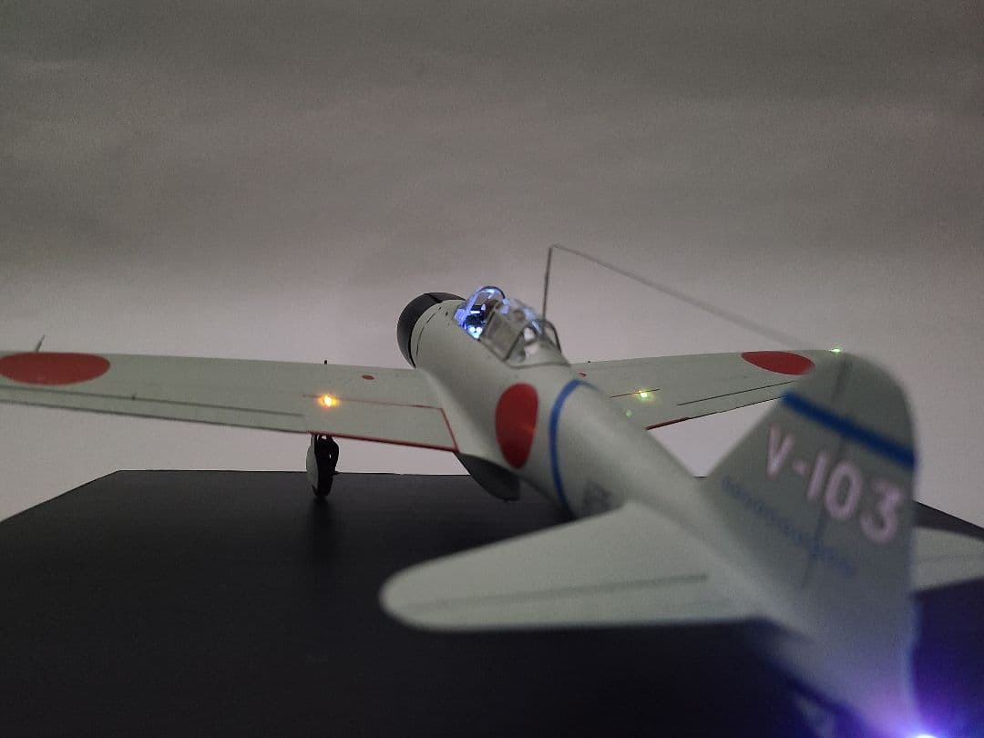 零式艦上戦闘機21型 リアルモーターライズ完成品 タミヤ1/48