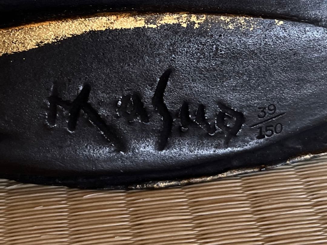 池田満寿夫ブロンズ花器と羽中田美季絵画