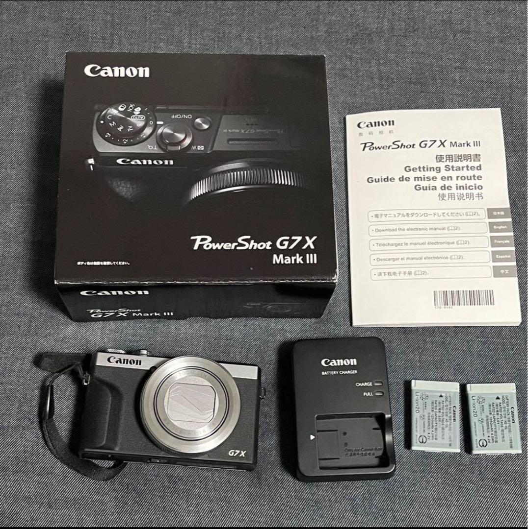 【美品】Canon PowerShot G7X Mark Ⅲ シルバー