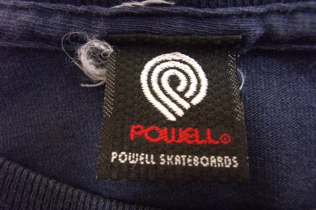 シ*ん様 パウエルペラルタ POWELL ラットボーンTシャツ 黒タグ古着ヴィン