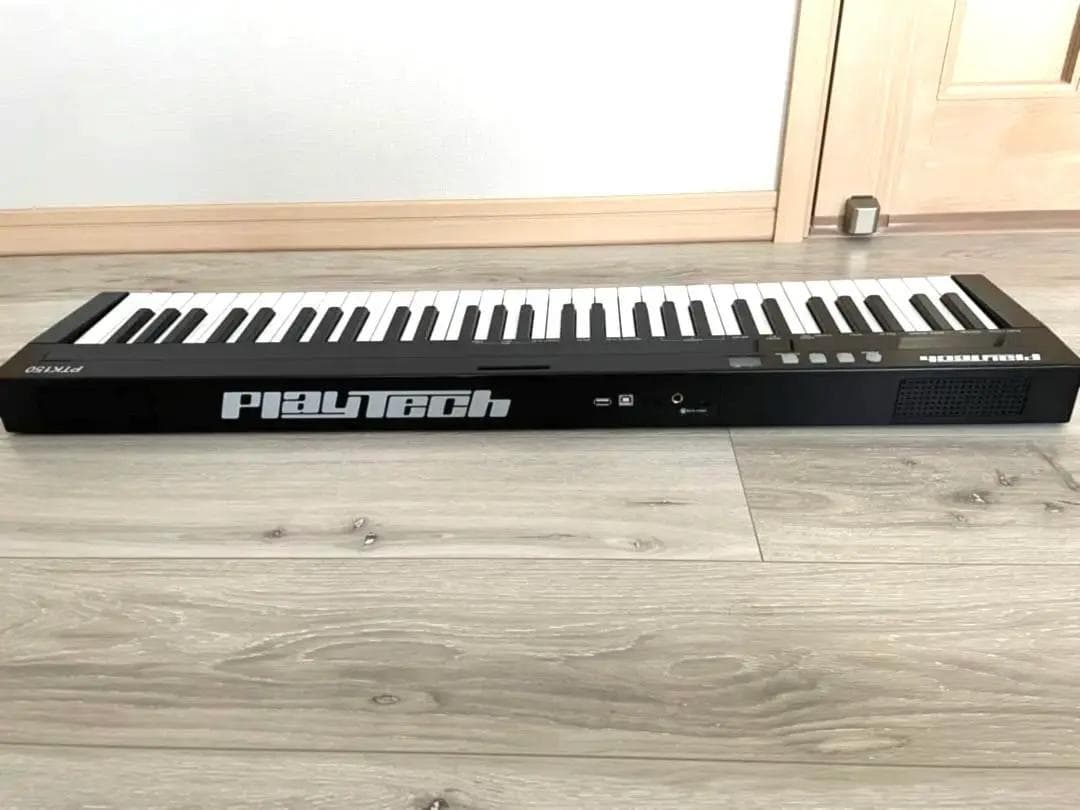 PlayTechPTK150 電子キーボード　初心者向け　61鍵　軽量2.6kg