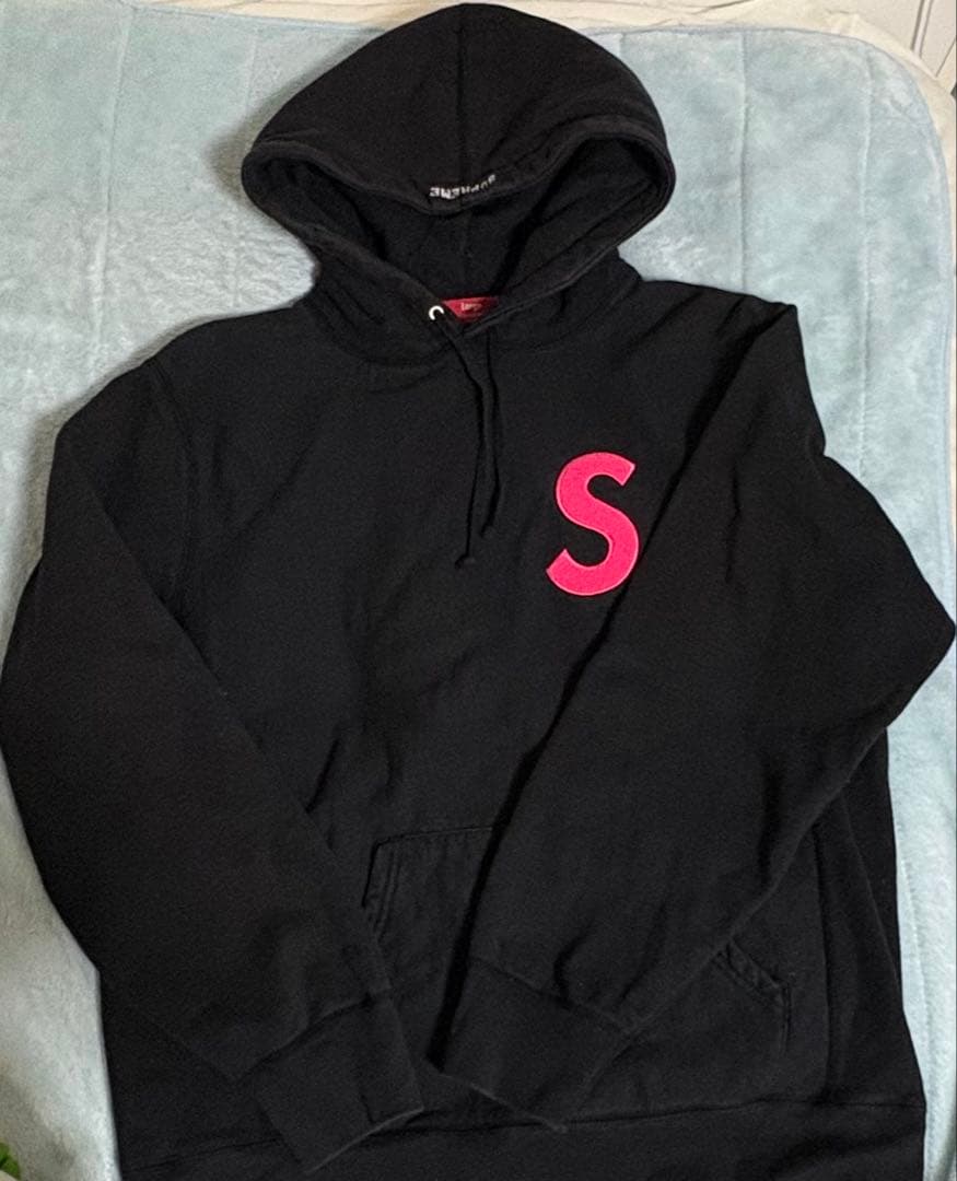 supreme ロゴパーカー L