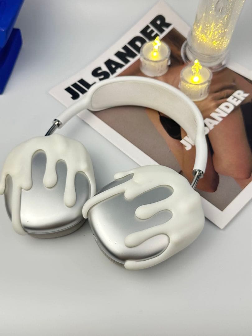 AirPodsMAX ヘッドホンアクセサリー カバー matte white