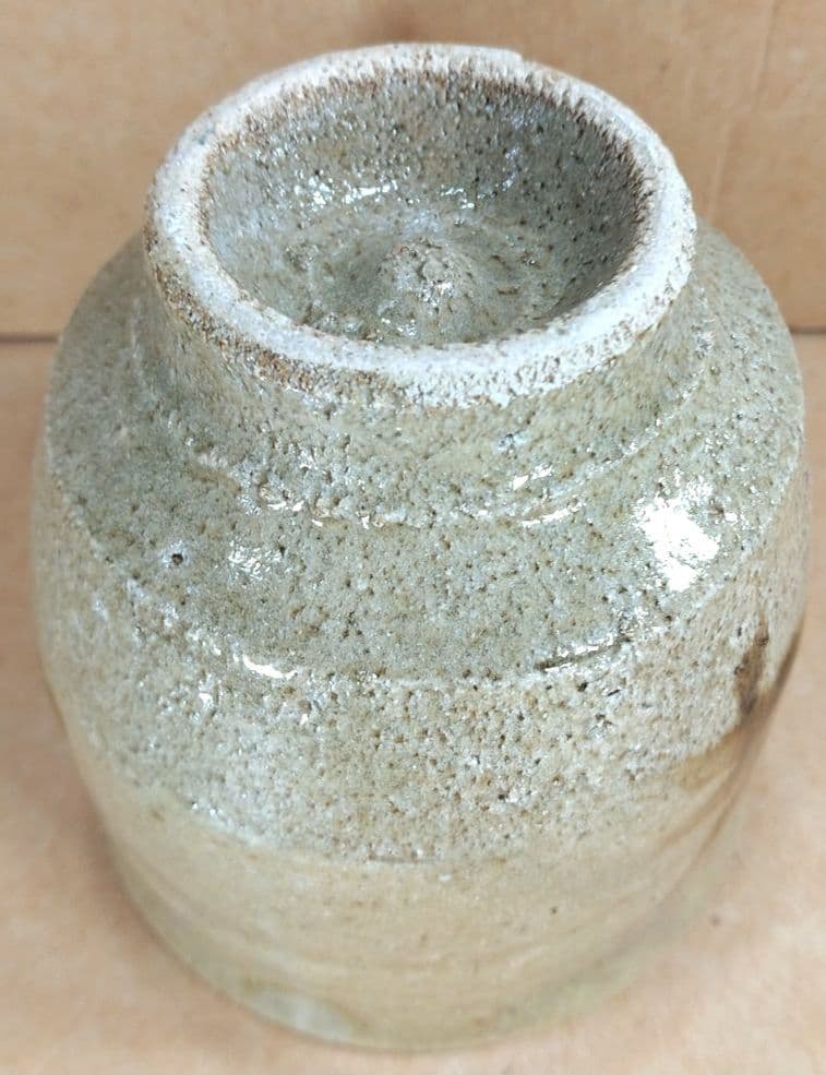 【本物保証】濱田庄司(浜田庄司) 湯呑(三面鉄絵）共箱 人間国宝 益子焼