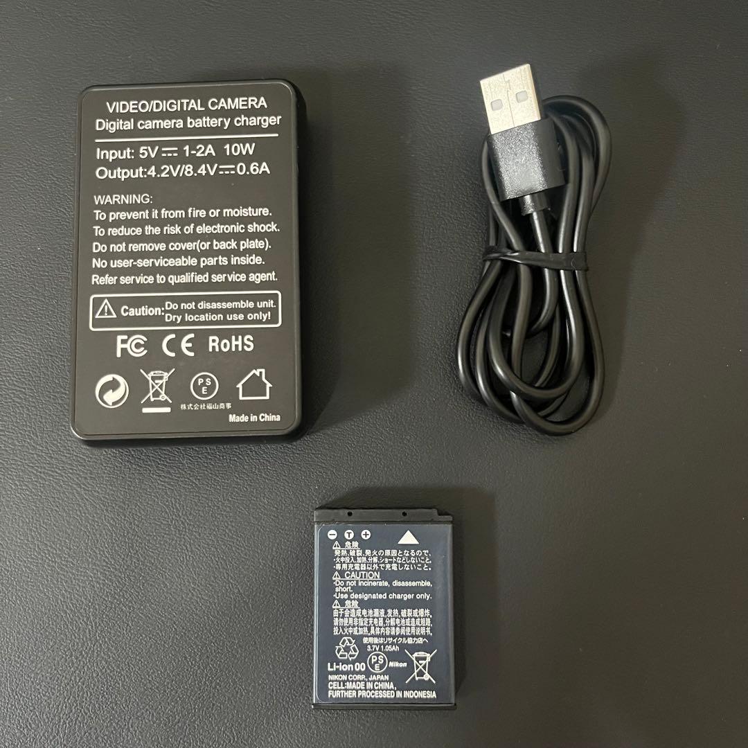 【動作OK/充電器付き】Nikon COOLPIX S6300 デジカメ　ピンク