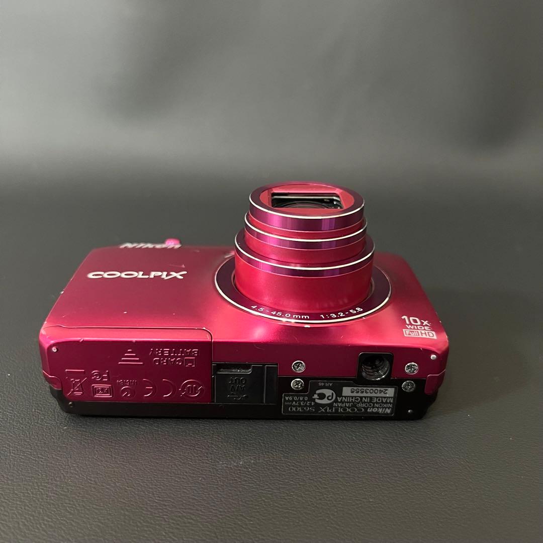 【動作OK/充電器付き】Nikon COOLPIX S6300 デジカメ　ピンク