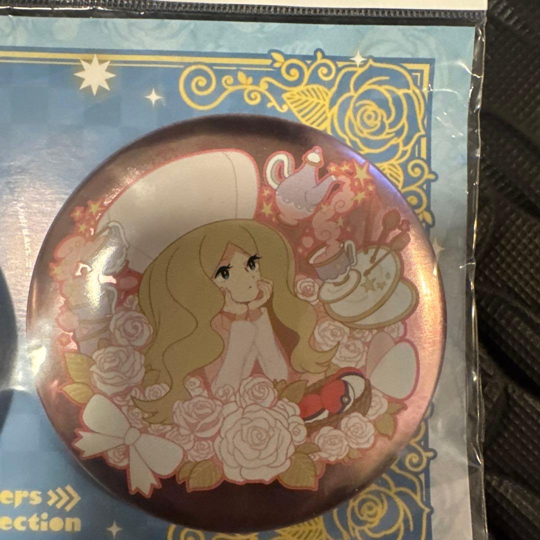 【新品】ポケットモンスター ジム シロナ カトレア 缶バッジ レア 当時物