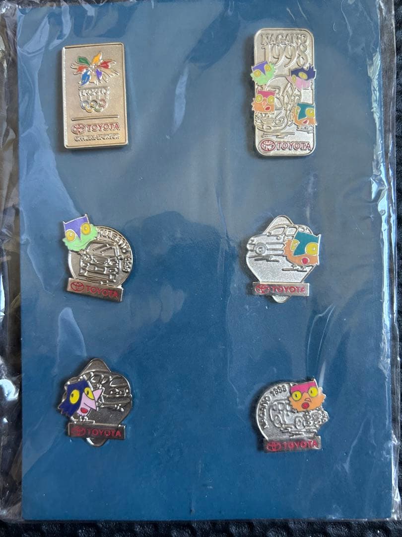 長野オリンピック長野五輪☆ピンバッジセット☆トヨタTOYOTA☆レア未開封☆記念