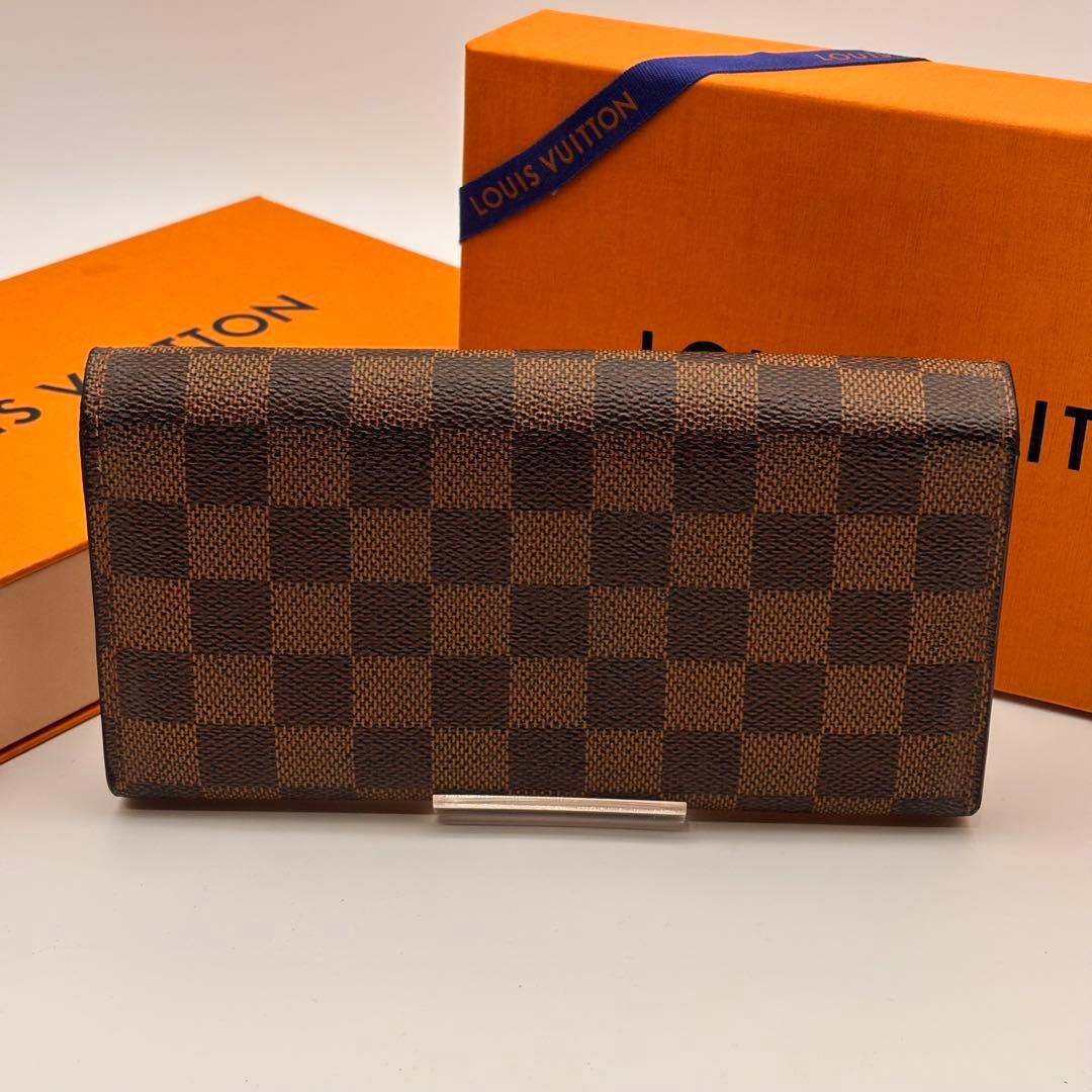 鑑定済み✨ルイヴィトン✨ダミエ✨ポルトフォイユ・サラ 二つ折り 長財布