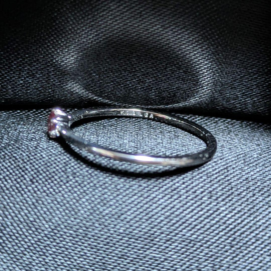 ラボグロウンアレキサンドライト K10WGリング