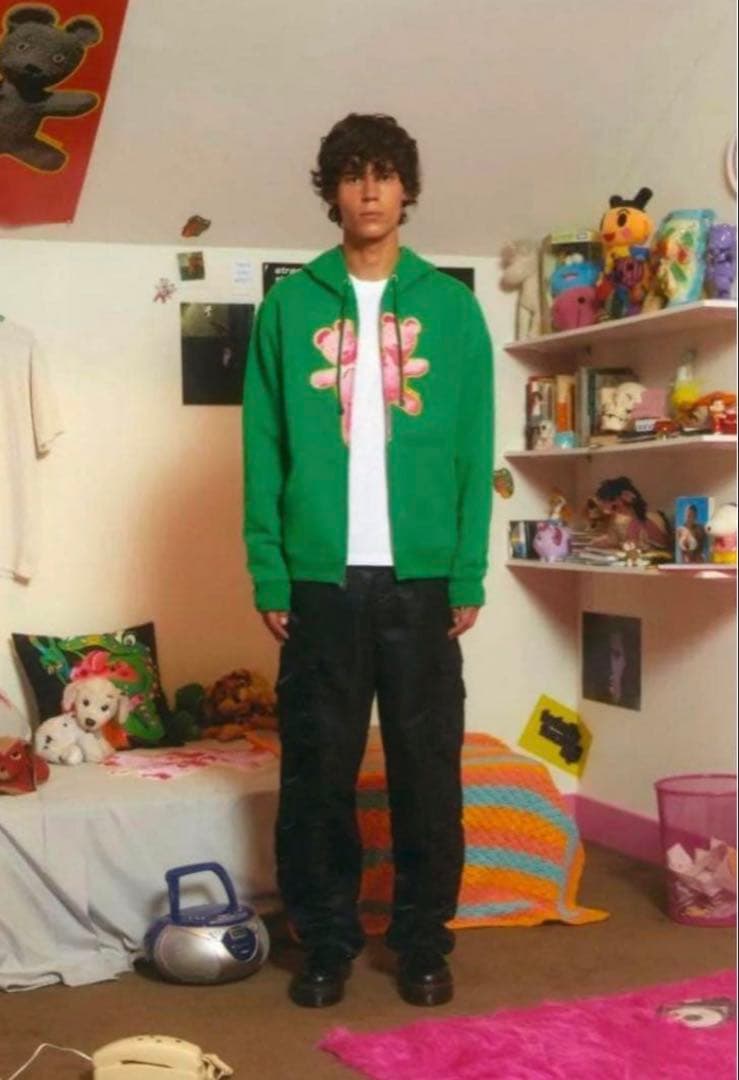 heaven by marc jacobs ダブルヘッドベア　ジップパーカー